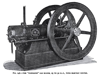 The Fairbanks Gas Engine with Electric Igniter